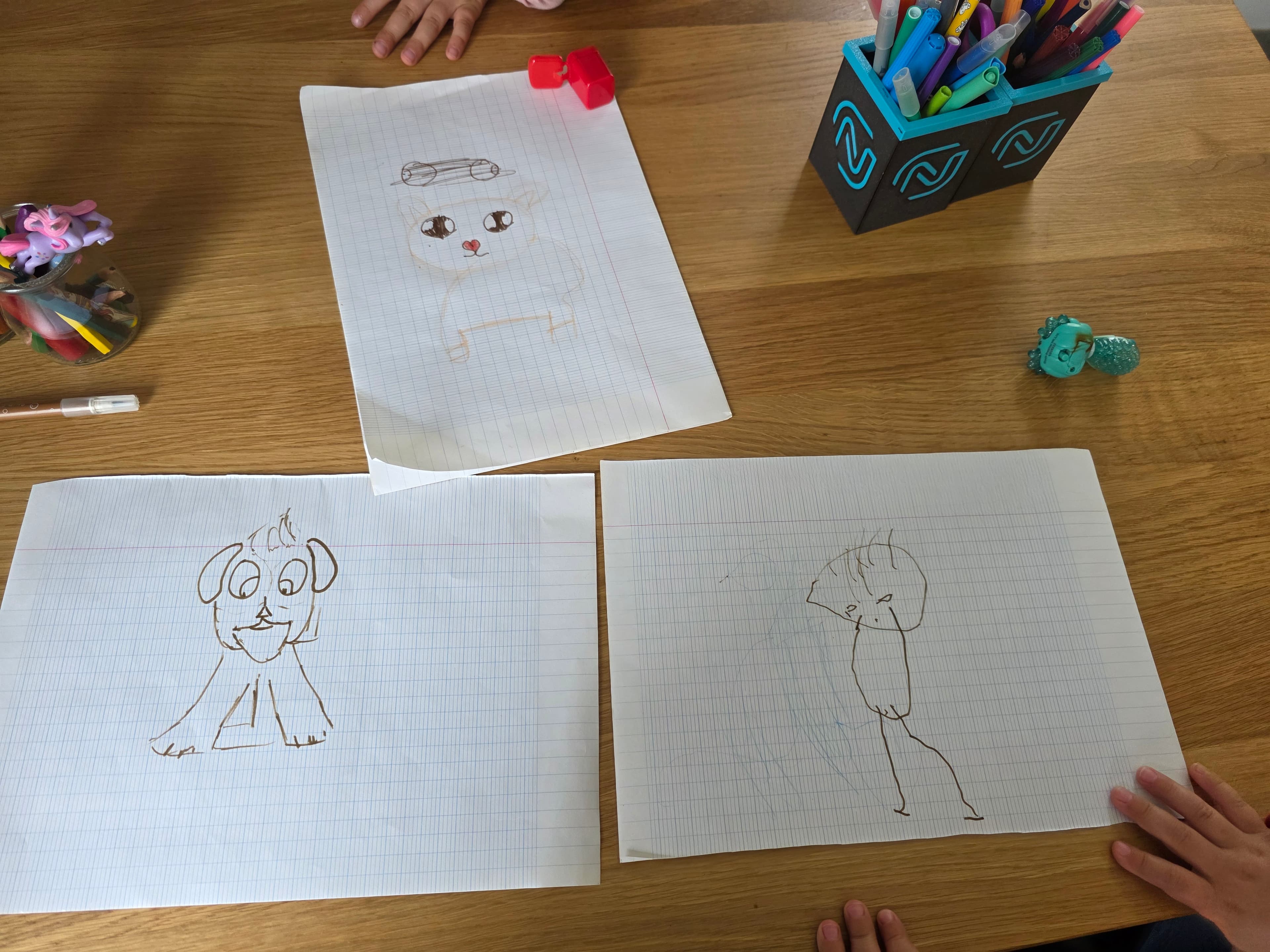 The failed drawing: learning by seeing
